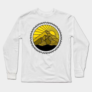 ADVENTURE Time Mountains Nature Long Sleeve T-Shirt